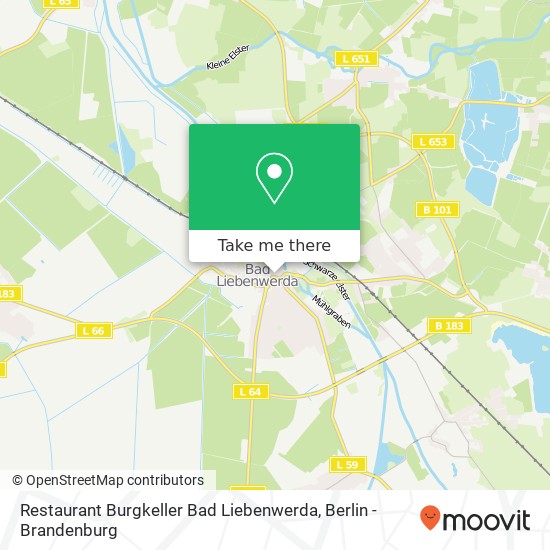 Restaurant Burgkeller Bad Liebenwerda map