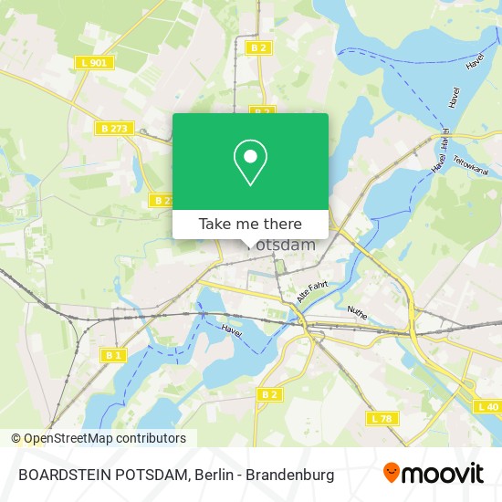 BOARDSTEIN POTSDAM map