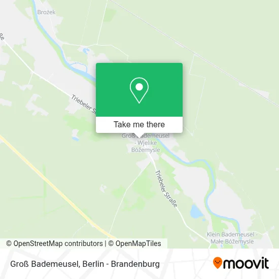 Groß Bademeusel map