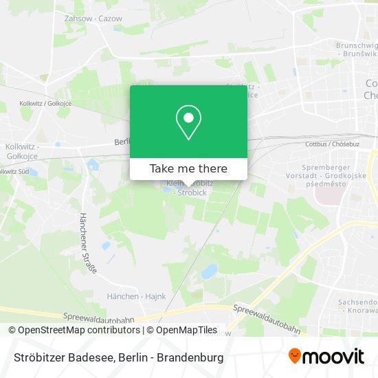 Ströbitzer Badesee map