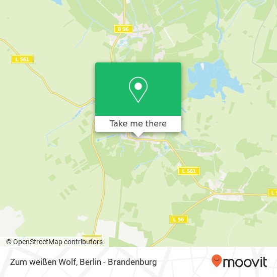 Zum weißen Wolf map