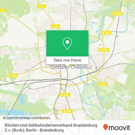 Blinden-Und-Sehbehindertenverband Brandenburg E.v. (Bsvb) map