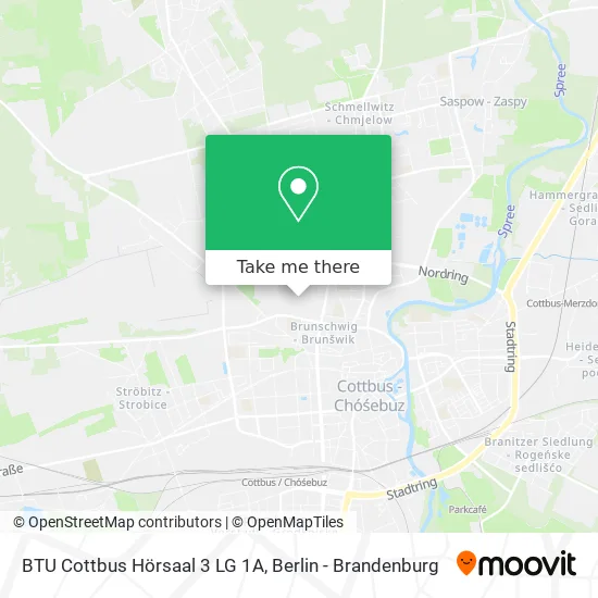 Карта BTU Cottbus Hörsaal 3 LG 1A
