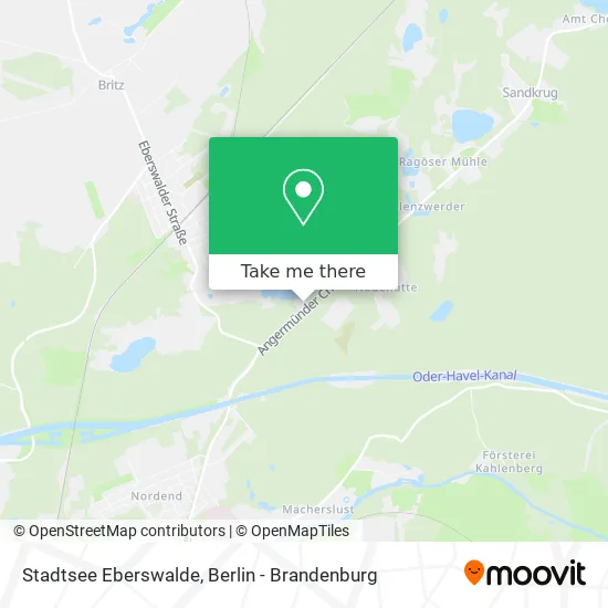 Карта Stadtsee Eberswalde