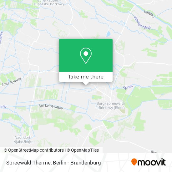 Spreewald Therme map