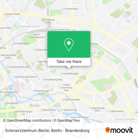 Карта Schmerzzentrum Berlin