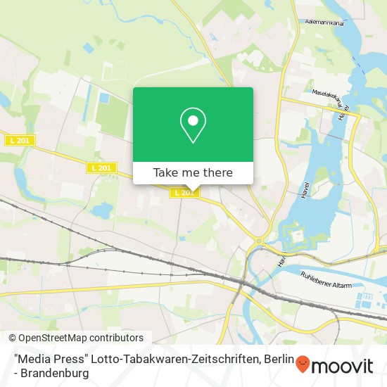 "Media Press" Lotto-Tabakwaren-Zeitschriften map