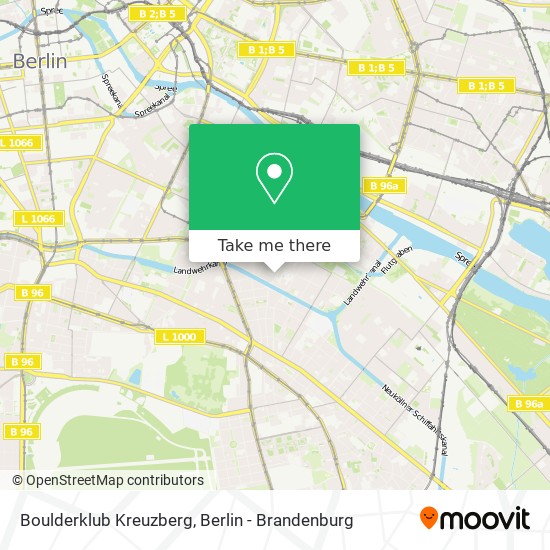 Boulderklub Kreuzberg map