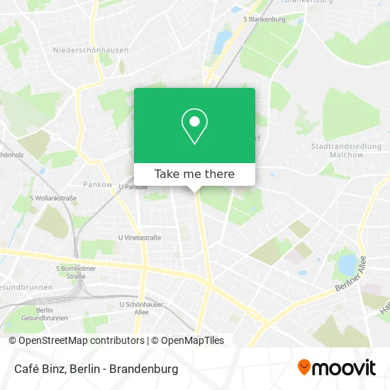 Карта Café Binz