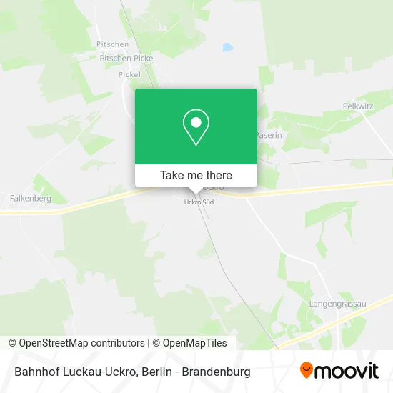 Карта Bahnhof Luckau-Uckro