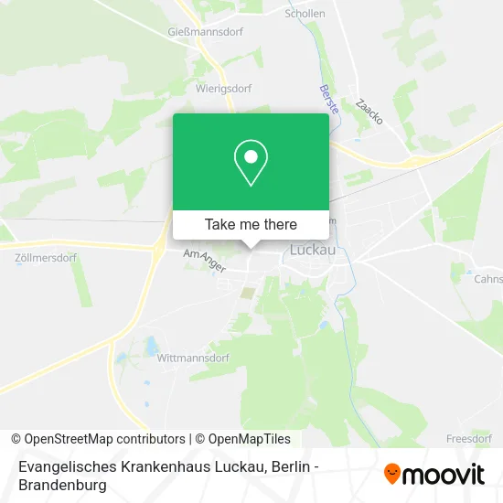 Карта Evangelisches Krankenhaus Luckau