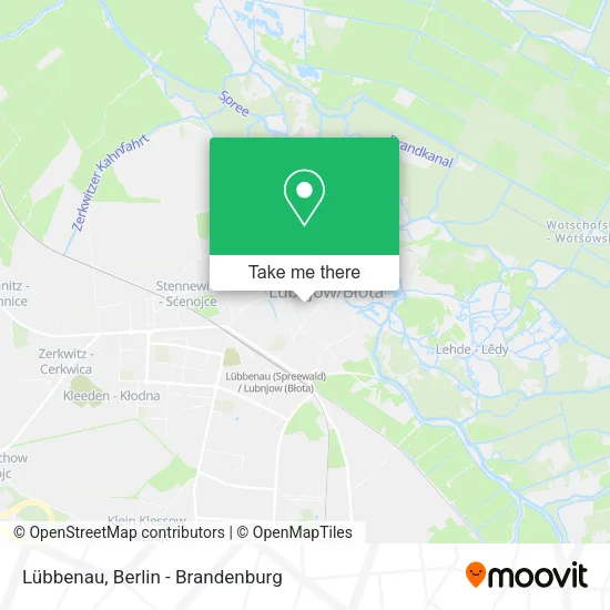 Карта Lübbenau