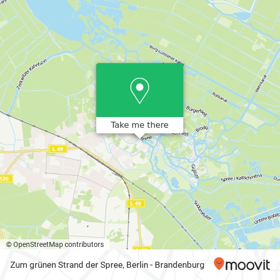 Zum grünen Strand der Spree map