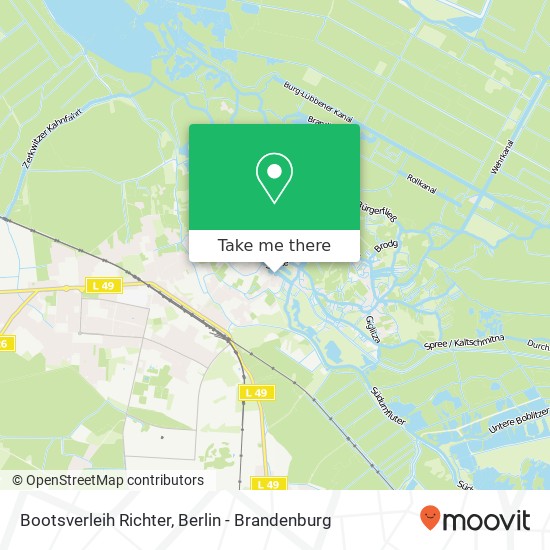 Bootsverleih Richter map