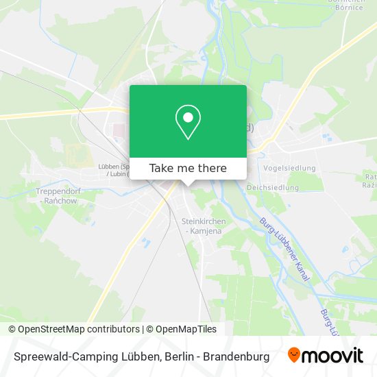 Spreewald-Camping Lübben map