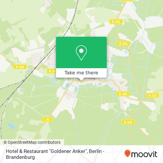 Hotel & Restaurant "Goldener Anker" map