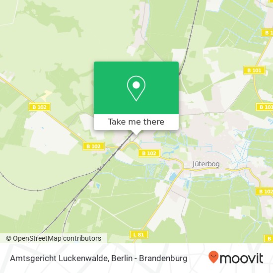 Карта Amtsgericht Luckenwalde