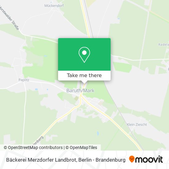Bäckerei Merzdorfer Landbrot map