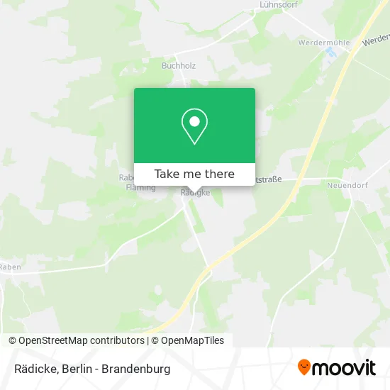 Карта Rädicke