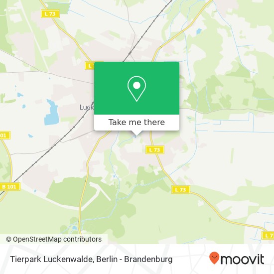 Tierpark Luckenwalde map