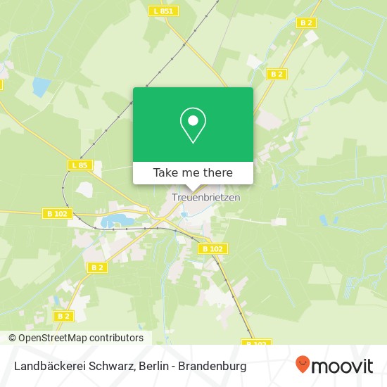 Карта Landbäckerei Schwarz