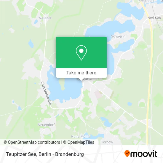 Карта Teupitzer See