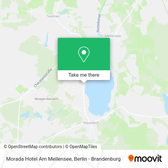 Карта Morada Hotel Am Mellensee