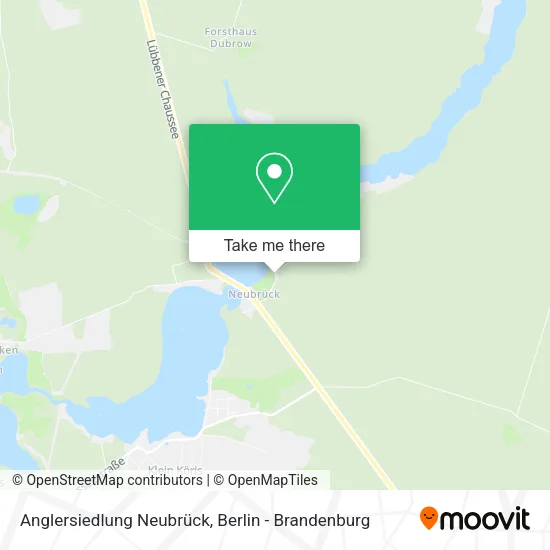 Карта Anglersiedlung Neubrück