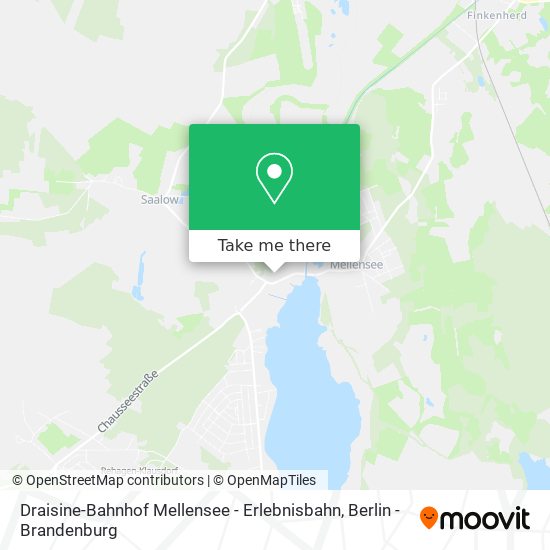 Draisine-Bahnhof Mellensee - Erlebnisbahn map