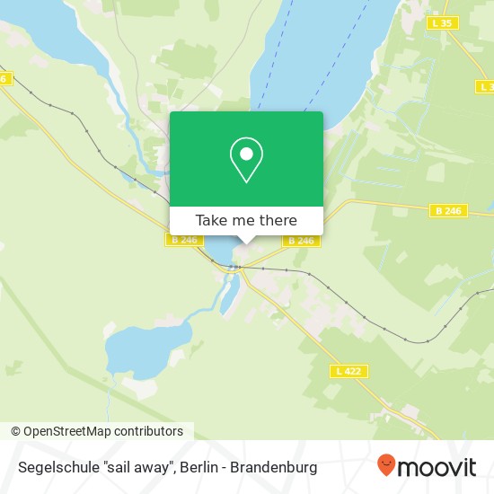 Segelschule "sail away" map