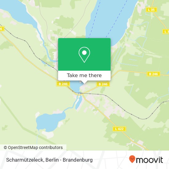 Scharmützeleck map