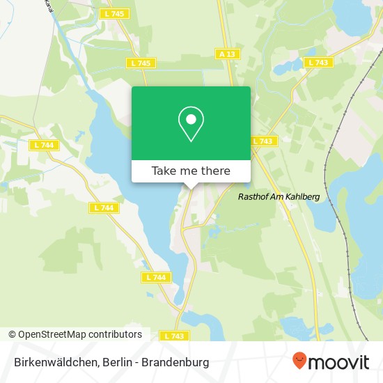 Birkenwäldchen map