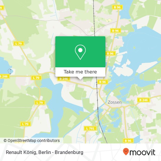 Renault König map