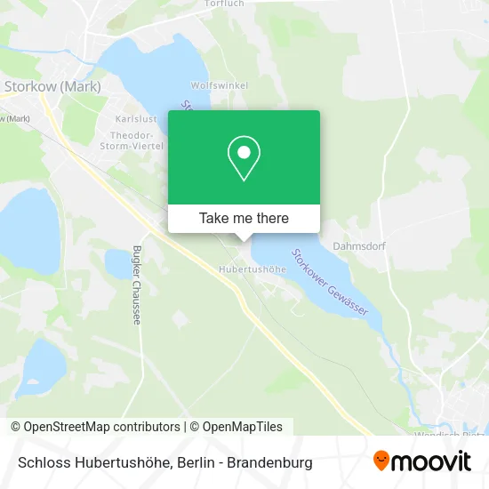 Карта Schloss Hubertushöhe