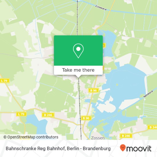 Bahnschranke Reg Bahnhof map