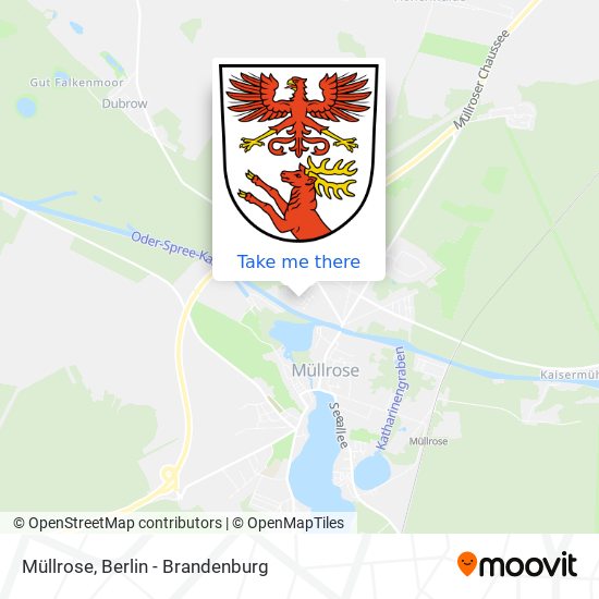 Müllrose map