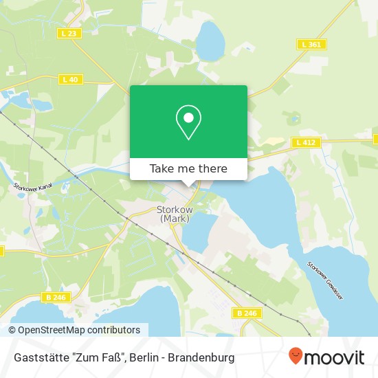 Карта Gaststätte "Zum Faß"