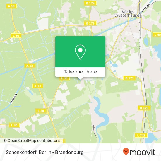 Schenkendorf map
