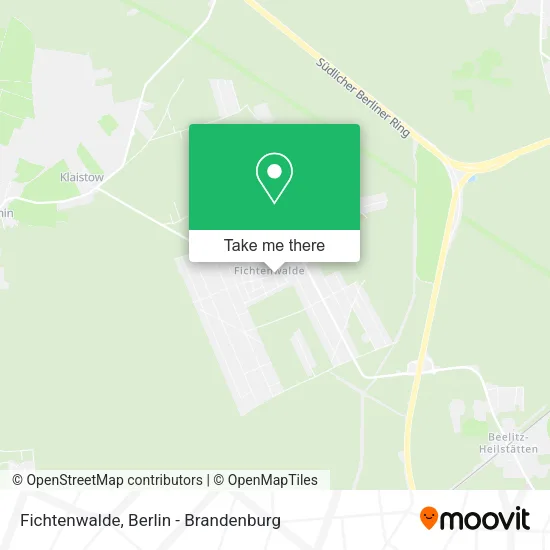 Карта Fichtenwalde