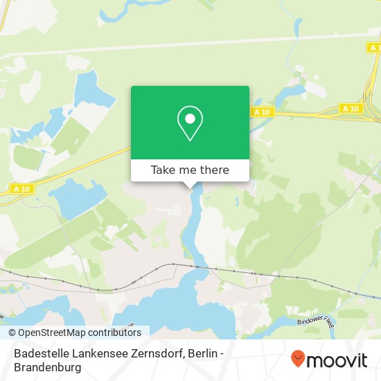 Badestelle Lankensee Zernsdorf map