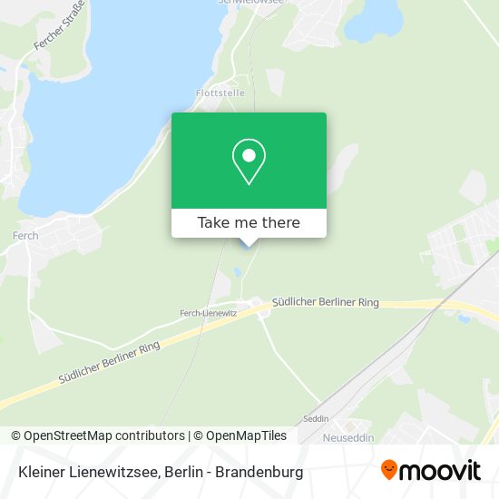 Kleiner Lienewitzsee map