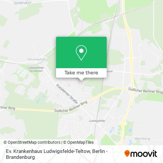 Ev. Krankenhaus Ludwigsfelde-Teltow map