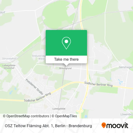 Карта OSZ Teltow Fläming Abt. 1