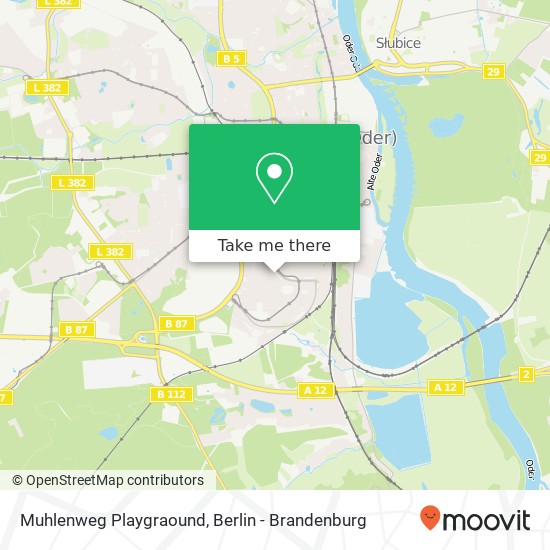 Muhlenweg Playgraound map