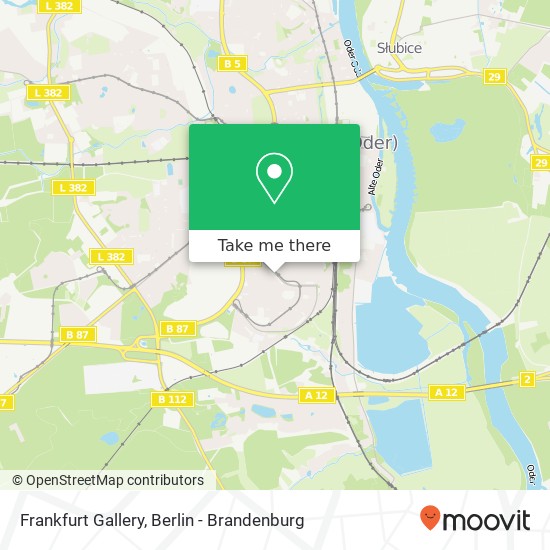 Frankfurt Gallery map