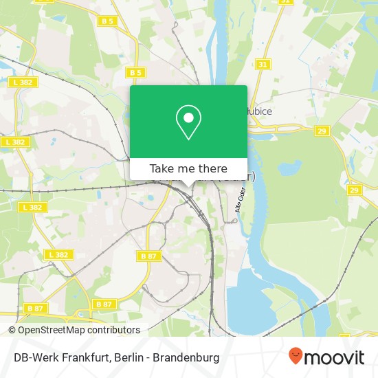 DB-Werk Frankfurt map