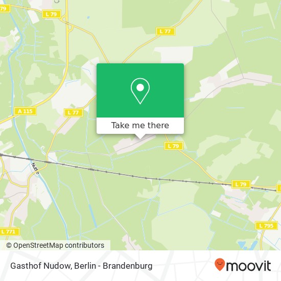 Карта Gasthof Nudow