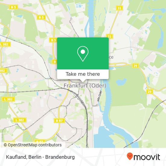 Kaufland map