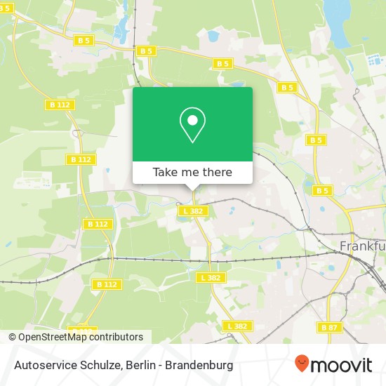 Autoservice Schulze map
