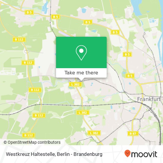 Westkreuz Haltestelle map